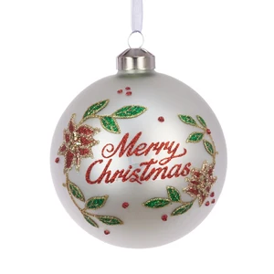 Delaney Merry Christmas Bauble 10cm