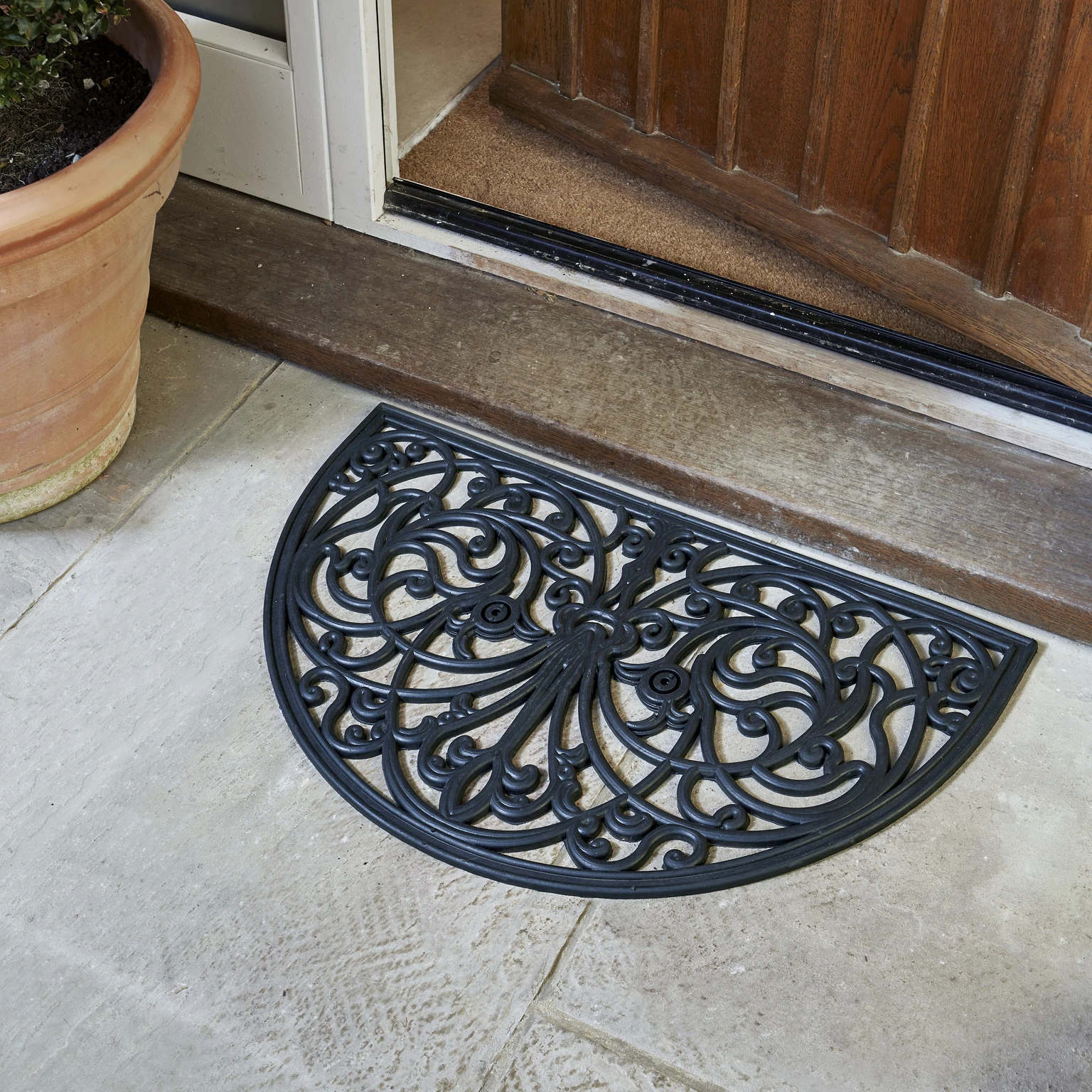 Doormat Half Moon Rubber Cowell's Garden Centre Woolsington