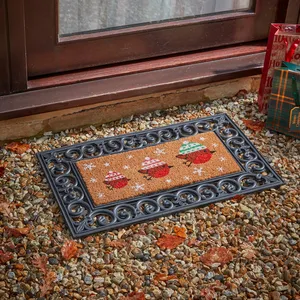 Doormat - Mix-n-Mat Festive Robins