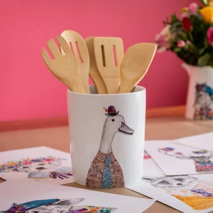 Duck Print Utensil Pot - image 2