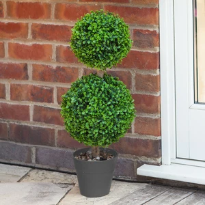 Duo Artificial Topiary Tree