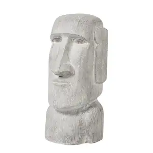 Easter Island Head Garden Sculpture - image 1