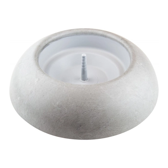 Easyfix Classic Metallic Pin Stand - White