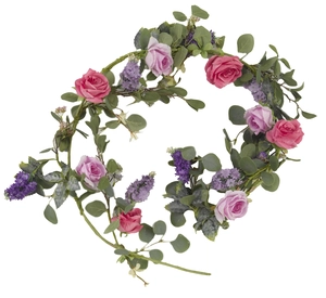 Rose & Lilacs Artificial Garland - image 3