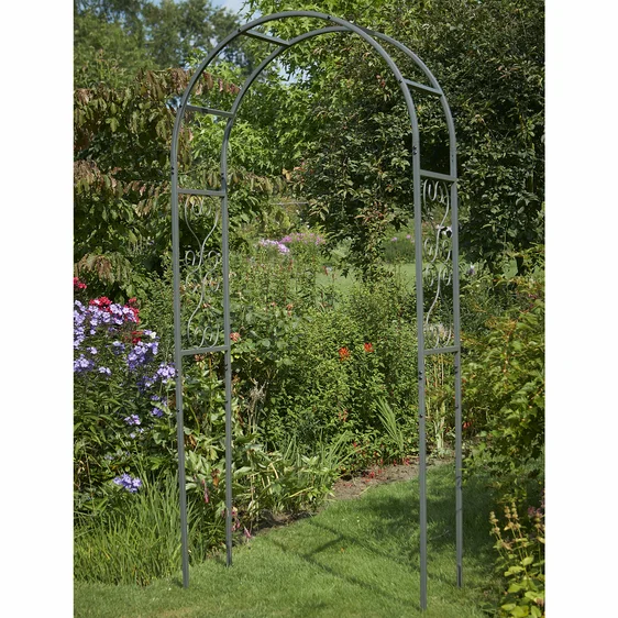 Eden Garden Arch - Pewter