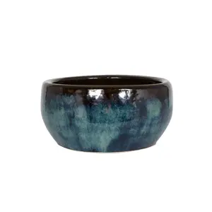 Eden Midnight Blue Bowl Planter Ø24cm - image 1