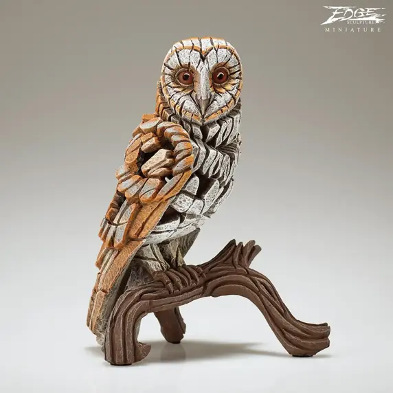 Edge Sculpture Barn Owl Miniature - image 1
