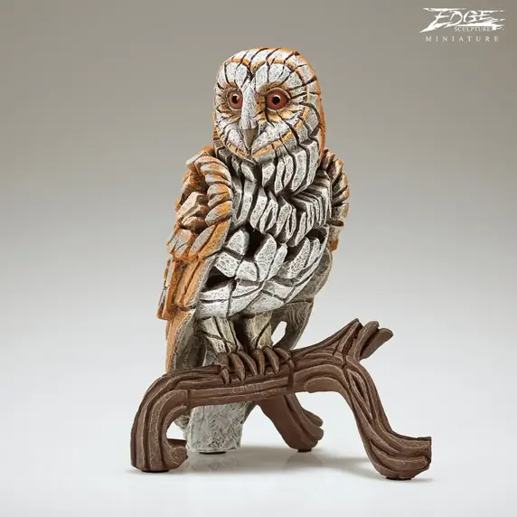 Edge Sculpture Barn Owl Miniature - image 2