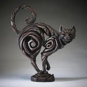 Edge Sculpture Cat Figure