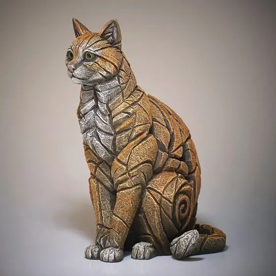 Edge Sculpture Cat Sitting - Ginger - image 2
