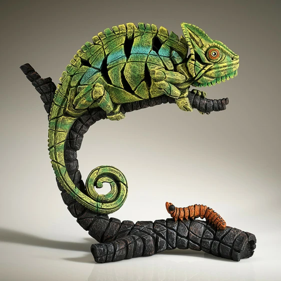 Edge Sculpture Chameleon - Green - image 1