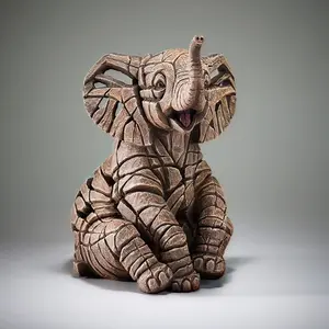 Edge Sculpture Elephant Calf - image 1