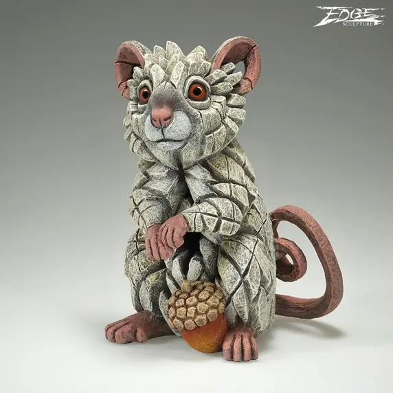 Edge Sculpture Field Mouse - White - image 1