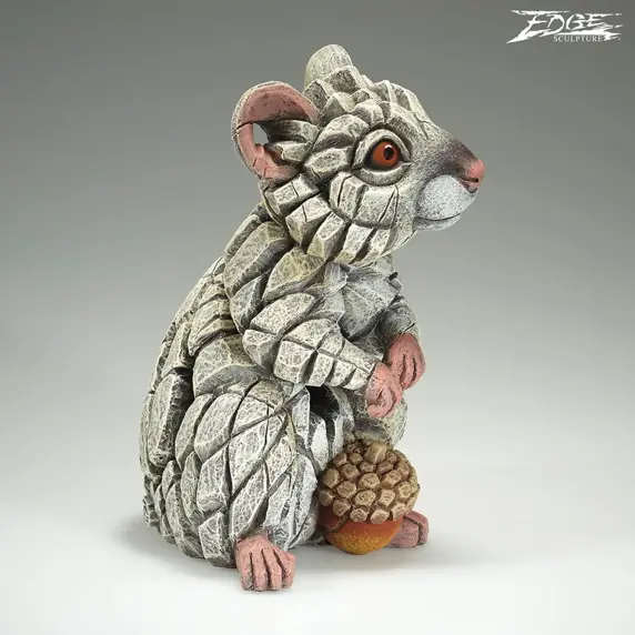 Edge Sculpture Field Mouse - White - image 2