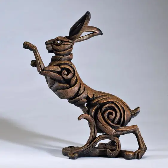 Edge Sculpture Hare - Brown - image 2