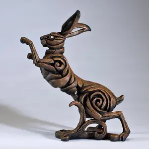 Edge Sculpture Hare - Brown - image 2