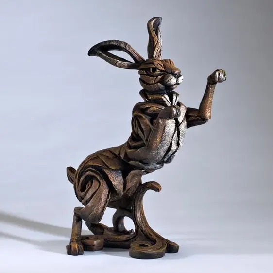 Edge Sculpture Hare - Brown - image 3
