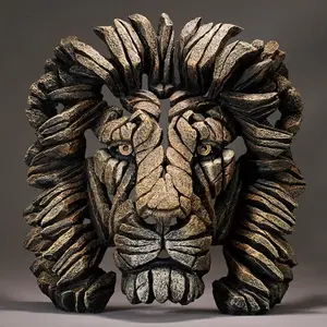 Edge Sculpture Lion Bust - Savannah - image 1