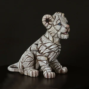 Edge Sculpture Lion Cub - White - image 2