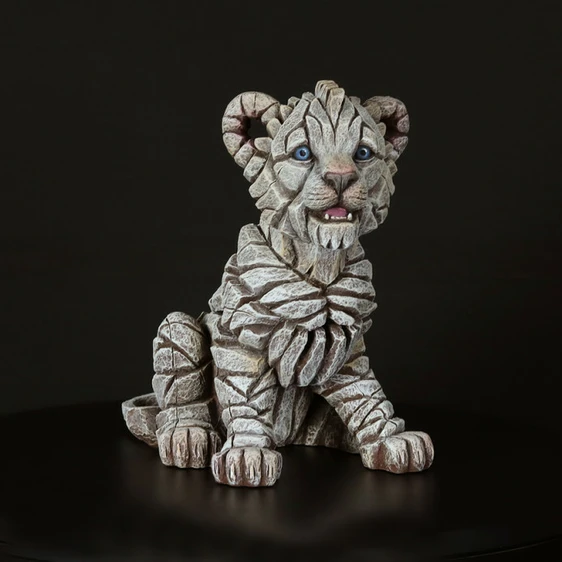 Edge Sculpture Lion Cub - White - image 3
