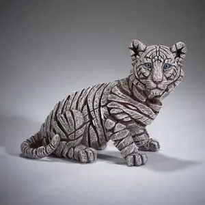 Edge Sculpture Siberian Tiger Cub - image 2