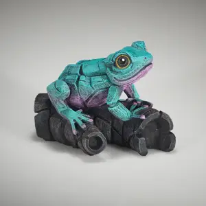 Edge Sculpture Tree Frog - Aqua - image 2