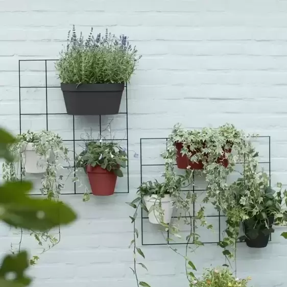 elho Loft Urban Green Anthracite Duo Wall Pot - image 3