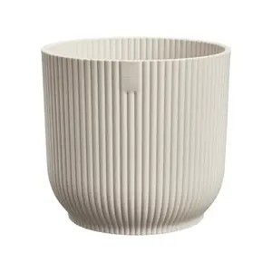 elho Vibes Fold Linen White Mini Pot - Ø9cm - image 1