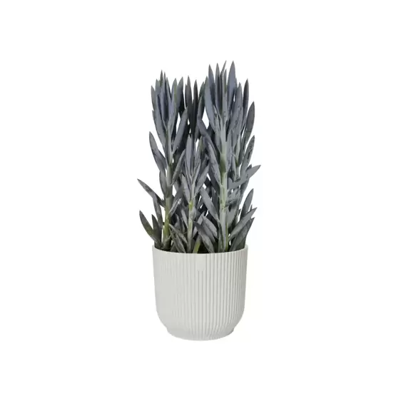 elho Vibes Fold Silky White Pot - Ø14cm - image 3