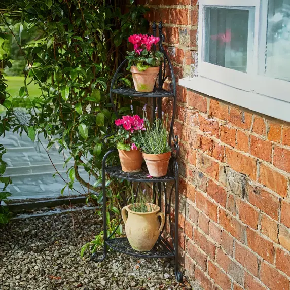 Tom Chambers Emporium 3 Tier Corner Plant Stand