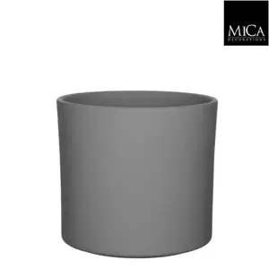 Era Matt Grey Pot - Ø28cm