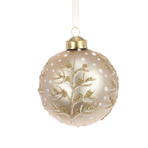 Estrella Champagne Bauble 8cm