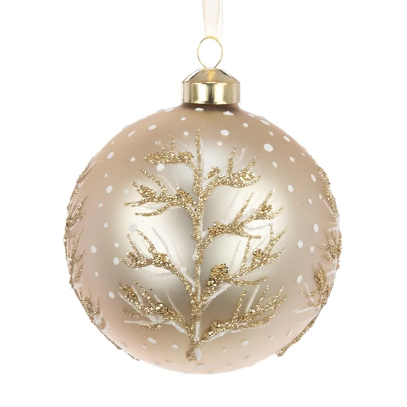 Estrella Champagne Bauble 10cm