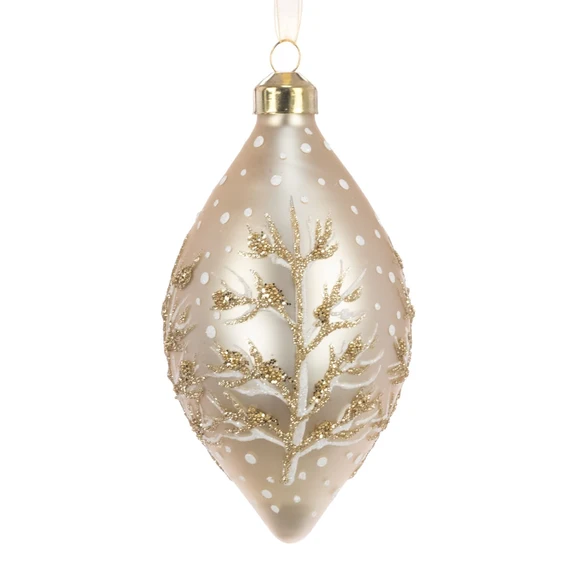Estrella Champagne Finial Bauble