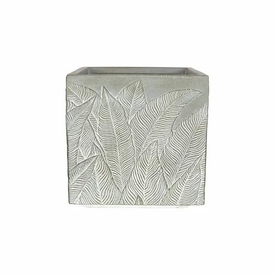 Etched Palm Cube Planter Ø30cm - image 3