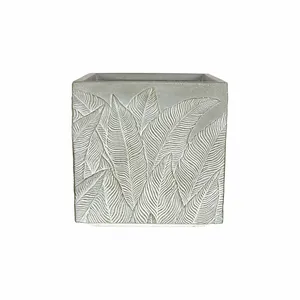 Etched Palm Cube Planter Ø30cm - image 3