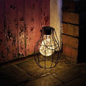 Firefly Caged Lantern - Large Bronze