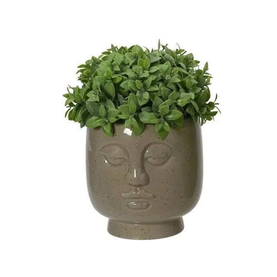 Face Planter Potted Artificial Plant - image 2