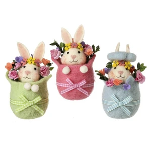 Felt Basket Bunny Decoration