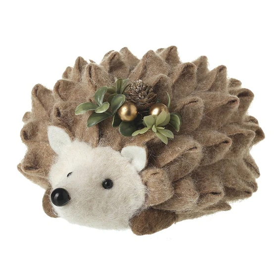 Felt Hedgehog Ornament