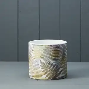 Fern Print Pot Ø14cm