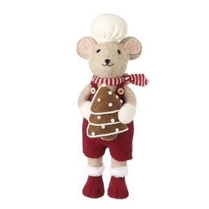 Festive Bakery Mouse Ornament - image 1
