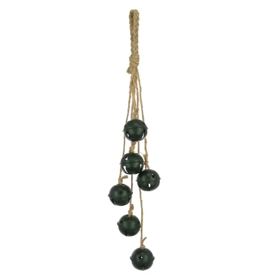 Festive Bell Hanging Decoration - Green