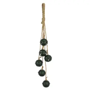 Festive Bell Hanging Decoration - Green