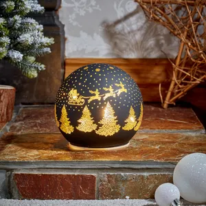 Festive Glowing Globe - Onyx