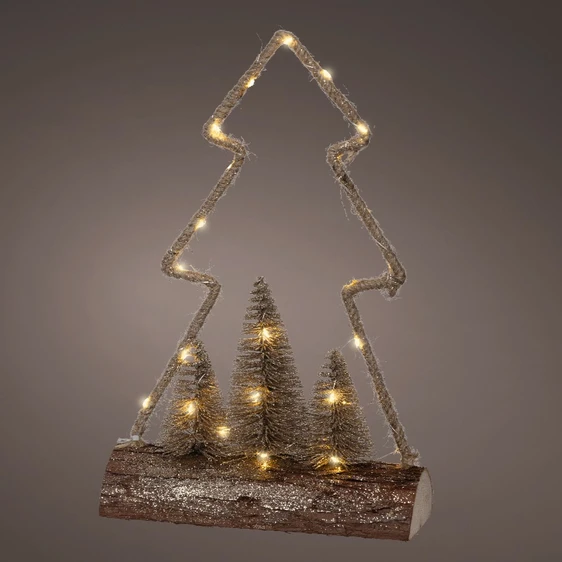 Festive Jute Tree Light