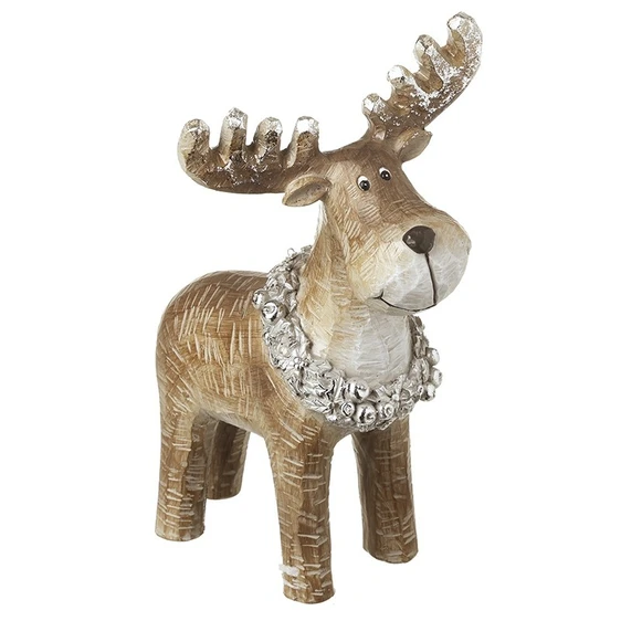 Festive Moose Ornament - Small