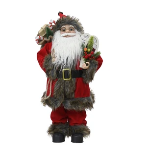 Festive Red Santa Figurine - Medium