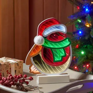 Festive Robin Infinity Light