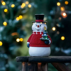 Festive Snowman Figure